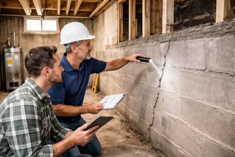 Basement Crack Repair in Milford, CT