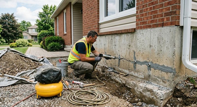 Basement Foundation Repair in Branford, CT
