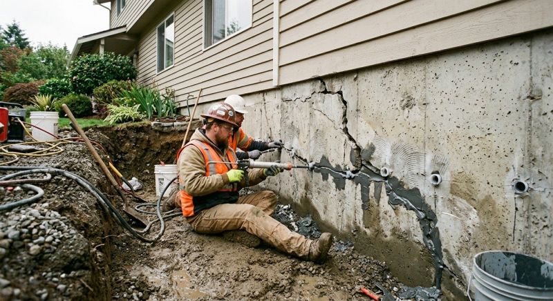Basement Foundation Repair in North Branford, CT