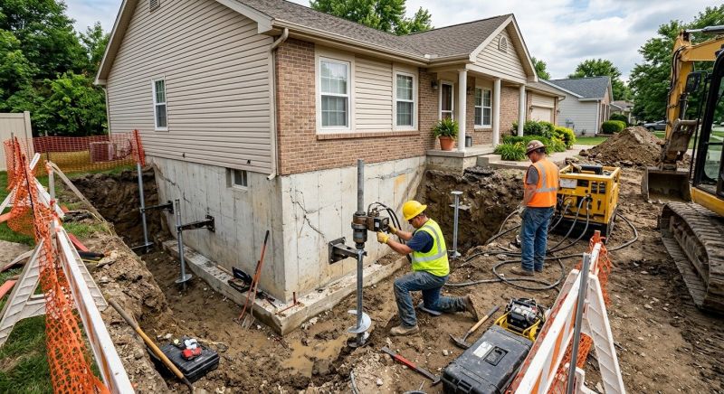 Building Foundation Repair in Branford, CT