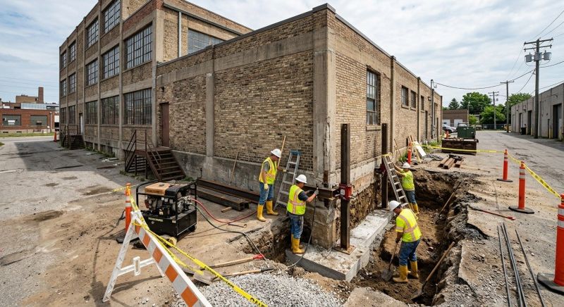 Building Foundation Repair in Naugatuck, CT