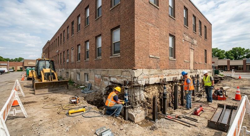 Commercial Foundation Repair in Milford, CT