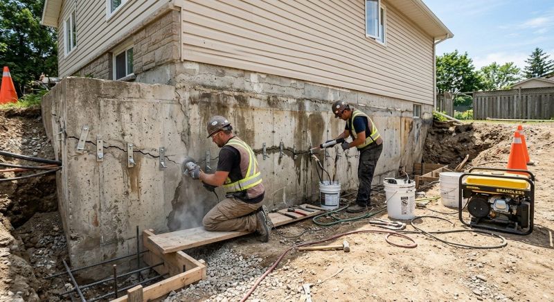 Concrete Foundation Repair in New Canaan, CT