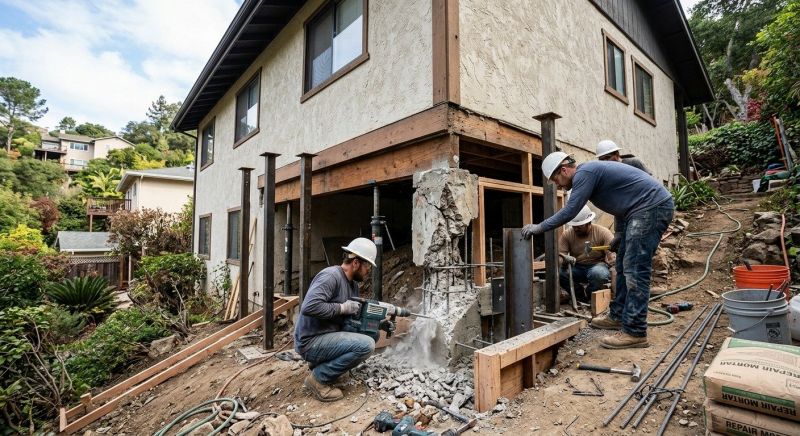 Concrete Foundation Repair in Stratford, CT