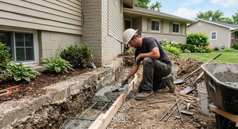Concrete Foundation Repair in Woodbridge, CT