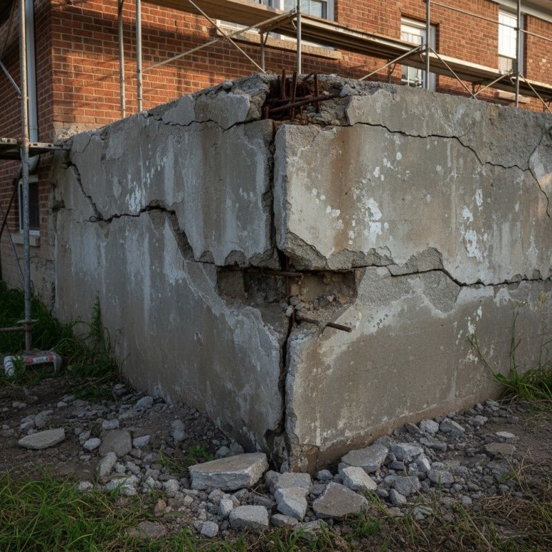 Cracked Foundation Repair in North Branford, CT