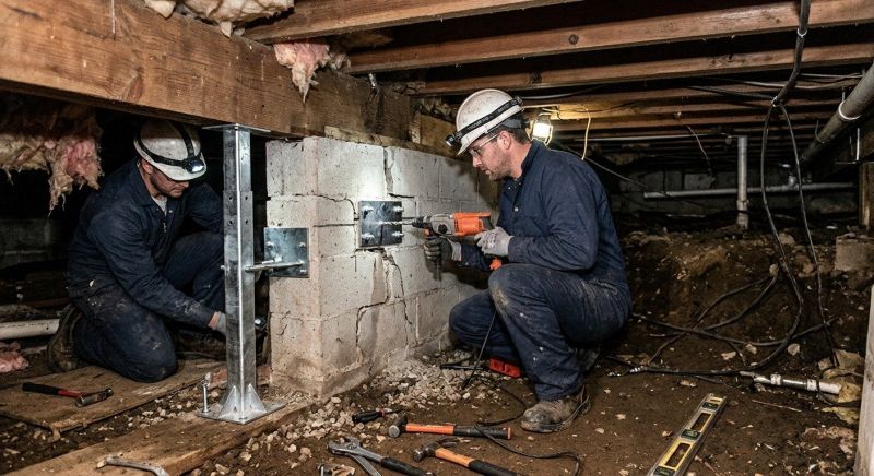 Crawlspace Foundation Repair in Milford, CT