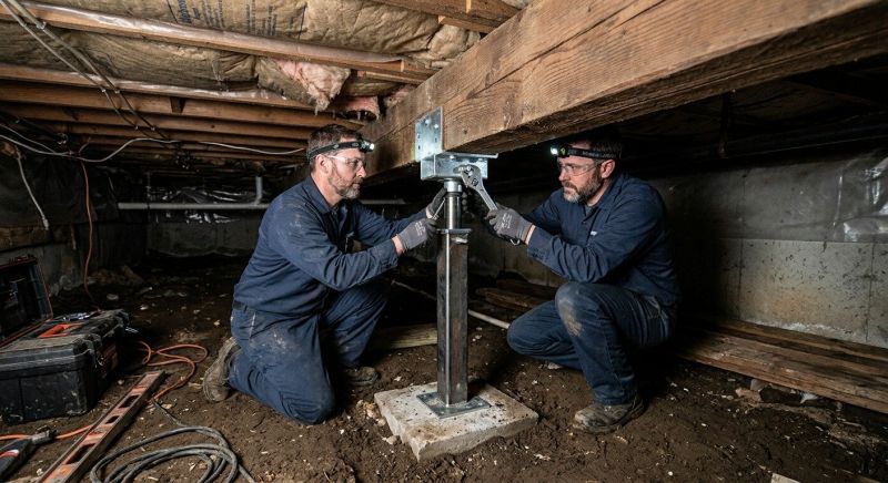 Crawlspace Foundation Repair in Newtown, CT