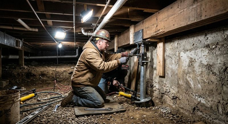Crawlspace Foundation Repair in Woodbury, CT