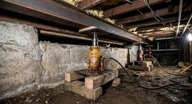 Foundation Jacking in Centereach, NY