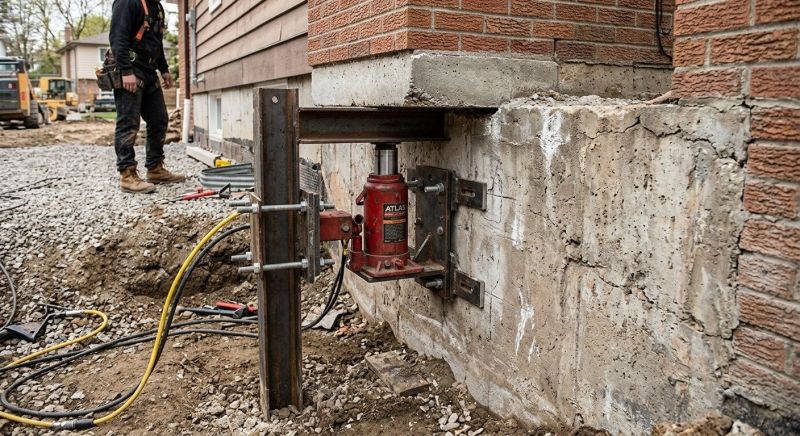Foundation Jacking in Derby, CT