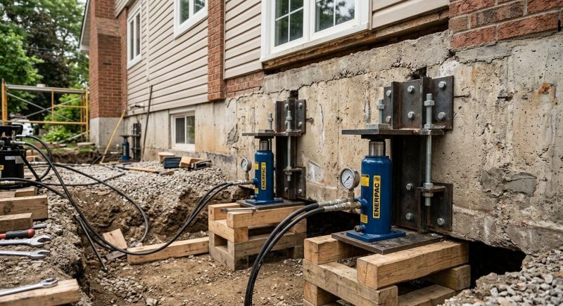 Foundation Jacking in New Canaan, CT