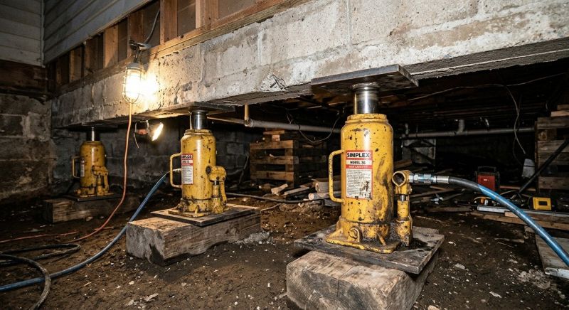Foundation Jacking in New Canaan, CT