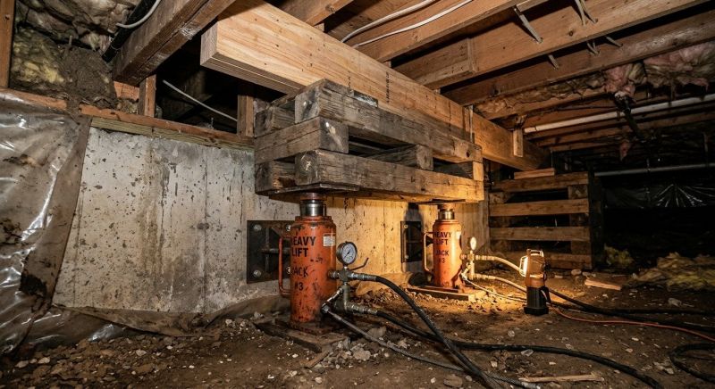 Foundation Jacking in North Haven, CT