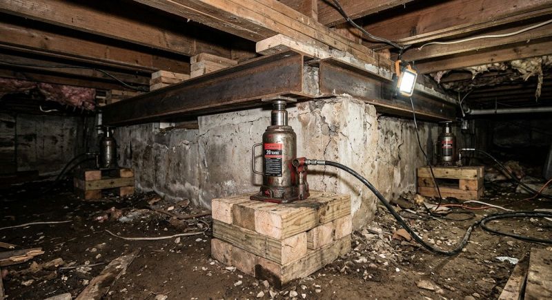 Foundation Jacking in Orange, CT