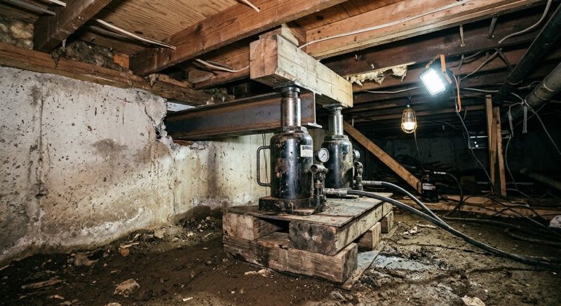 Foundation Jacking in Shelton, CT