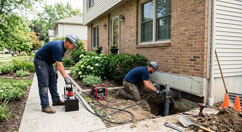 Foundation Jacking in Stony Brook, NY