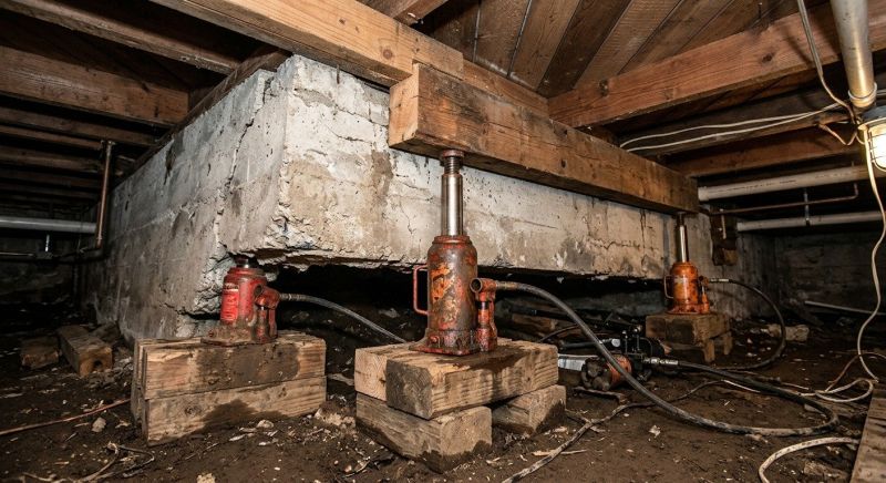 Foundation Jacking in Wilton, CT