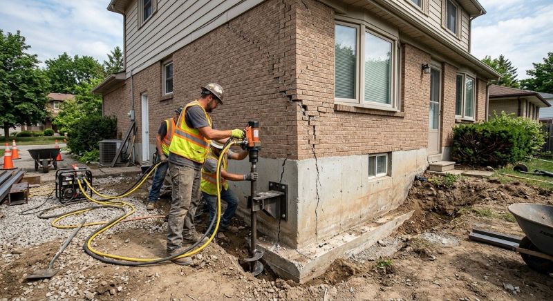 Foundation Lifting in Bethany, CT