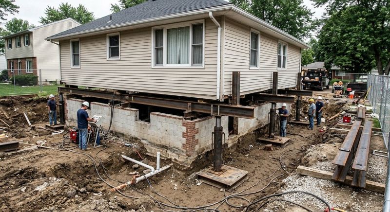 Foundation Lifting in Branford, CT