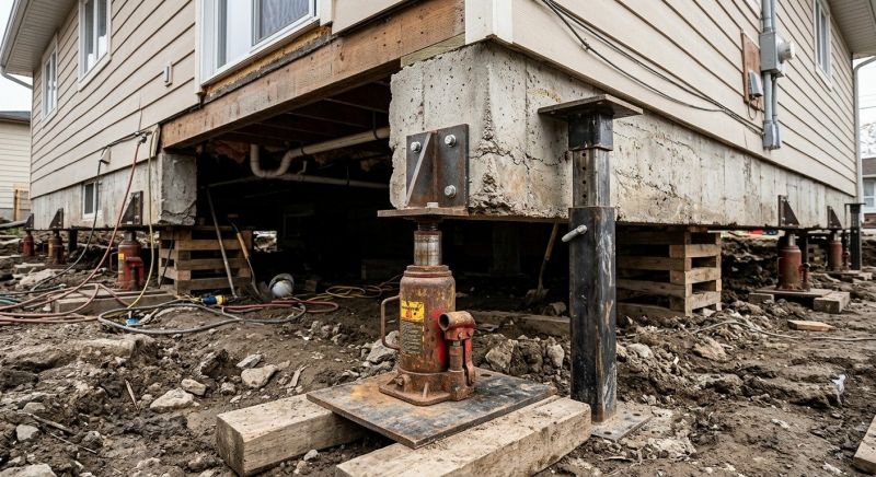 Foundation Lifting in Hamden, CT