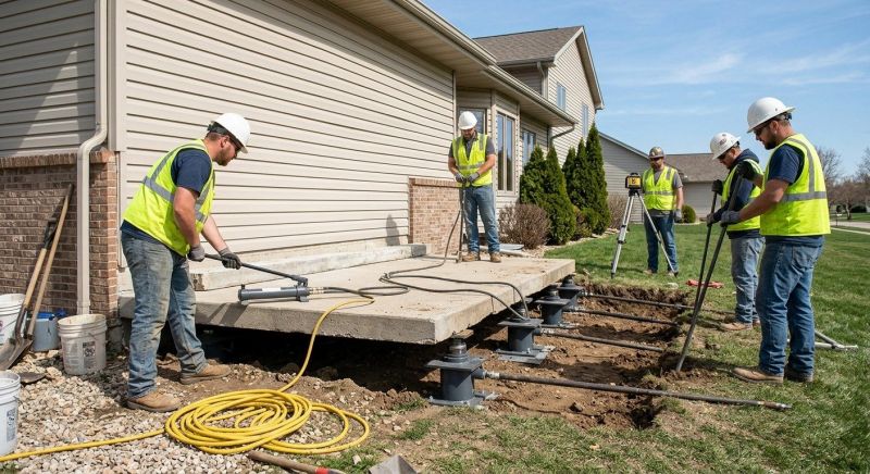 Foundation Lifting in Madison, CT