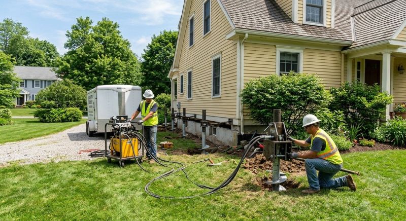 Foundation Lifting in Newtown, CT