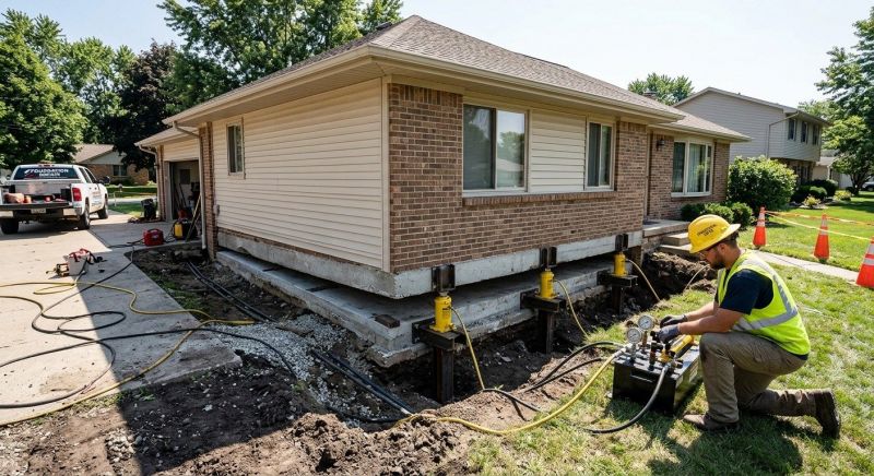 Foundation Lifting in West Haven, CT