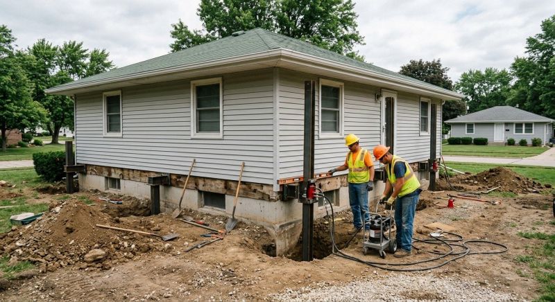 Foundation Raising in Redding, CT