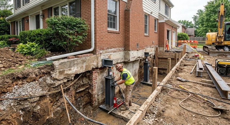 Foundation Raising in Redding, CT