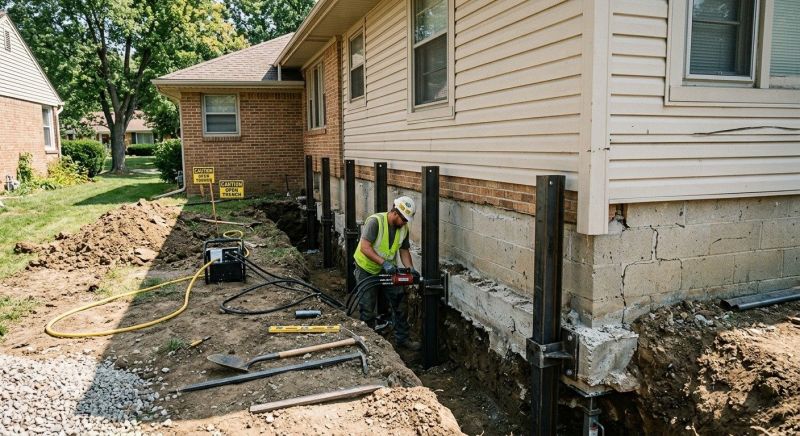 Foundation Renovation in Milford, CT