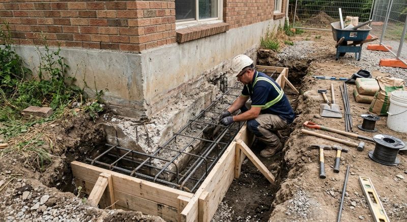 Foundation Repair in North Branford, CT