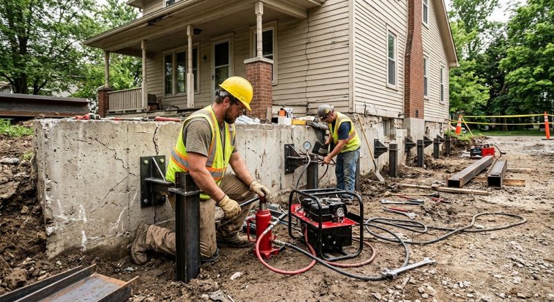 Foundation Stabilizing in Bethany, CT