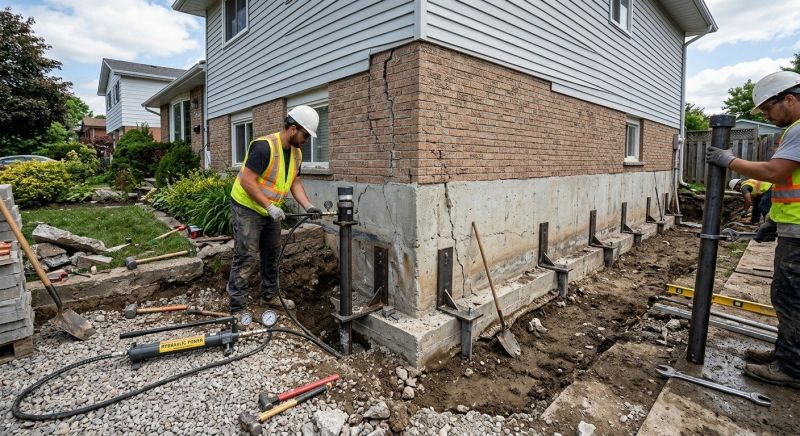 Foundation Stabilizing in Darien, CT