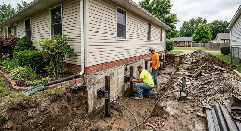 Foundation Stabilizing in Derby, CT
