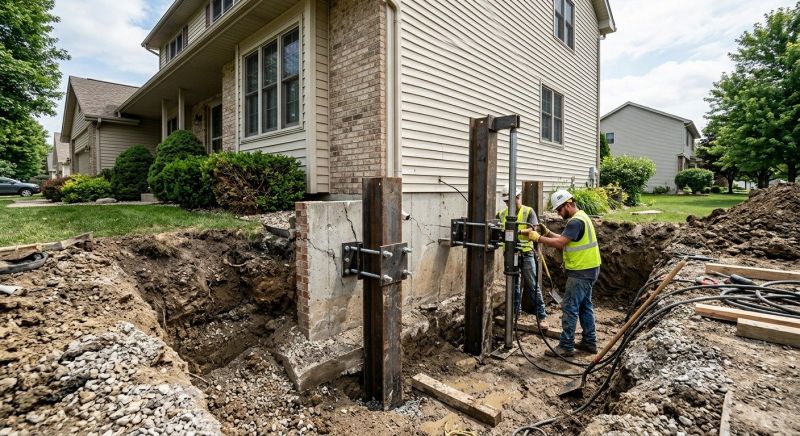 Foundation Underpinning in Milford, CT