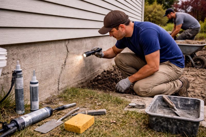 Home Foundation Repair in Easton, CT