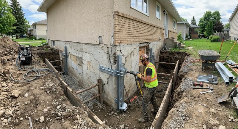 House Foundation Repair in Ridgefield, CT