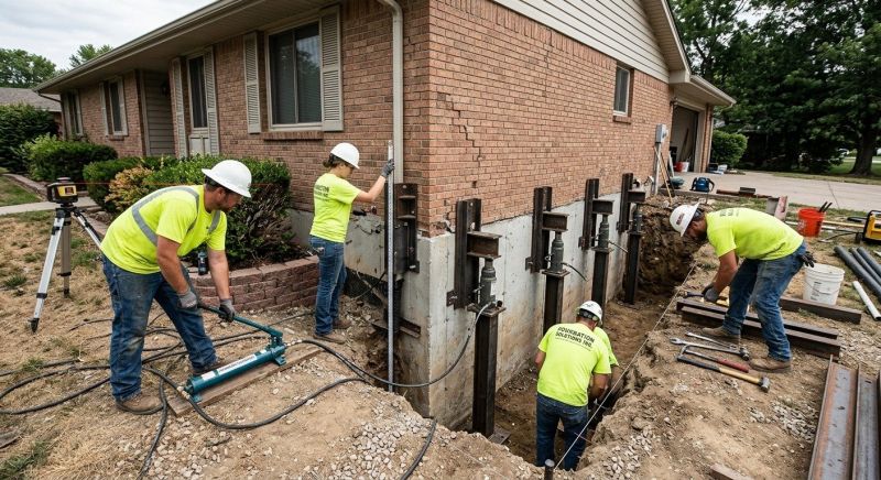 Settling Foundation Service in Trumbull, CT