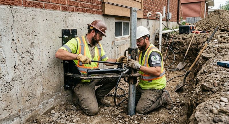 Settling Foundation Service in Woodbury, CT