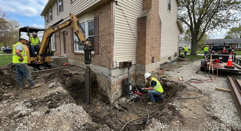 Sinking Foundation Repair in Saint James, NY