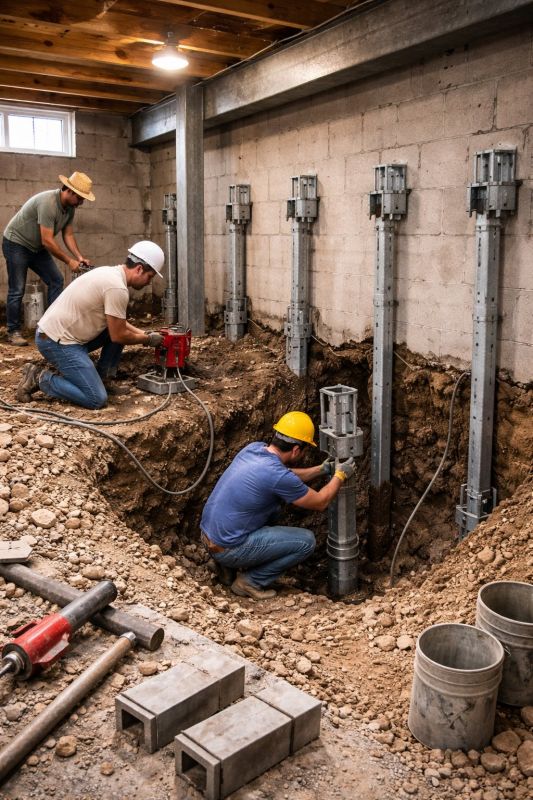 Structural Underpinning in Milford, CT