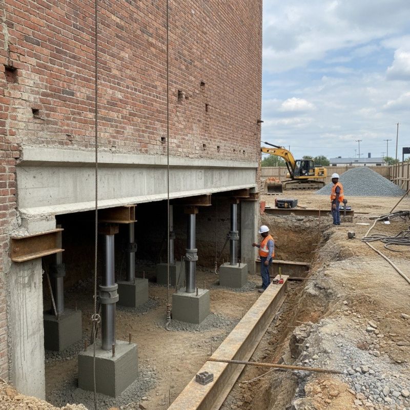 Structural Underpinning in Milford, CT